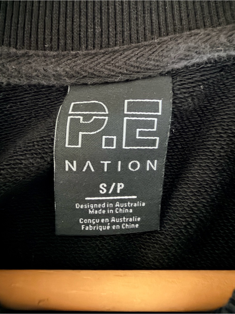 P.E Nation Moneyball sweater Black Pullover Crew Sweatshirt, small - Picture 11 of 14